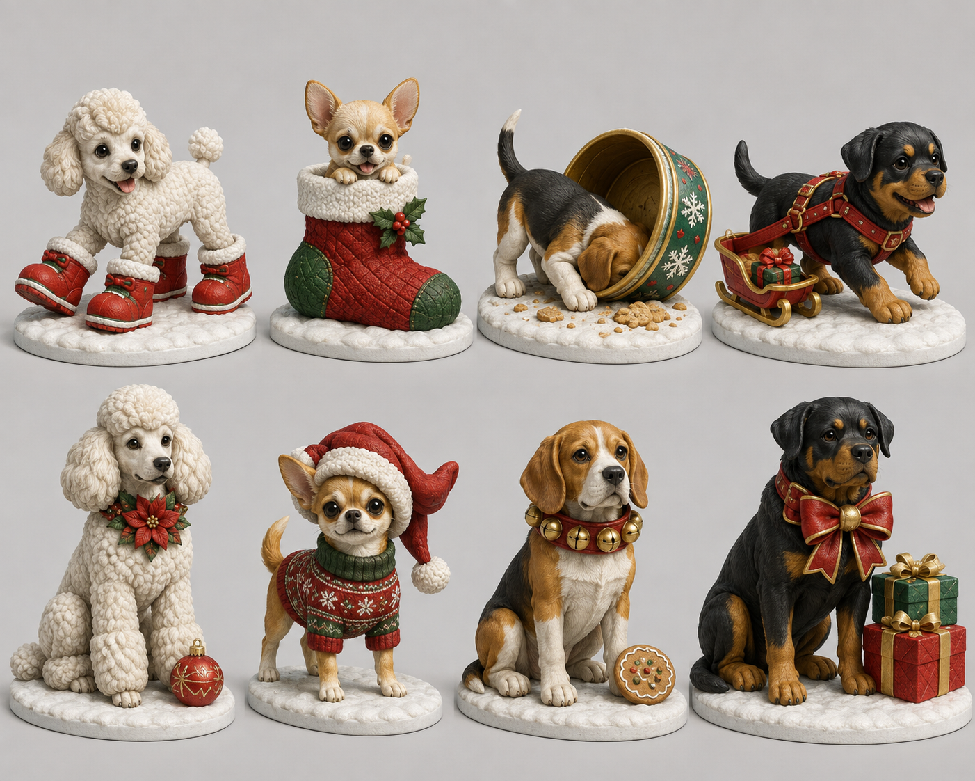 Holiday Poodle concept artwork