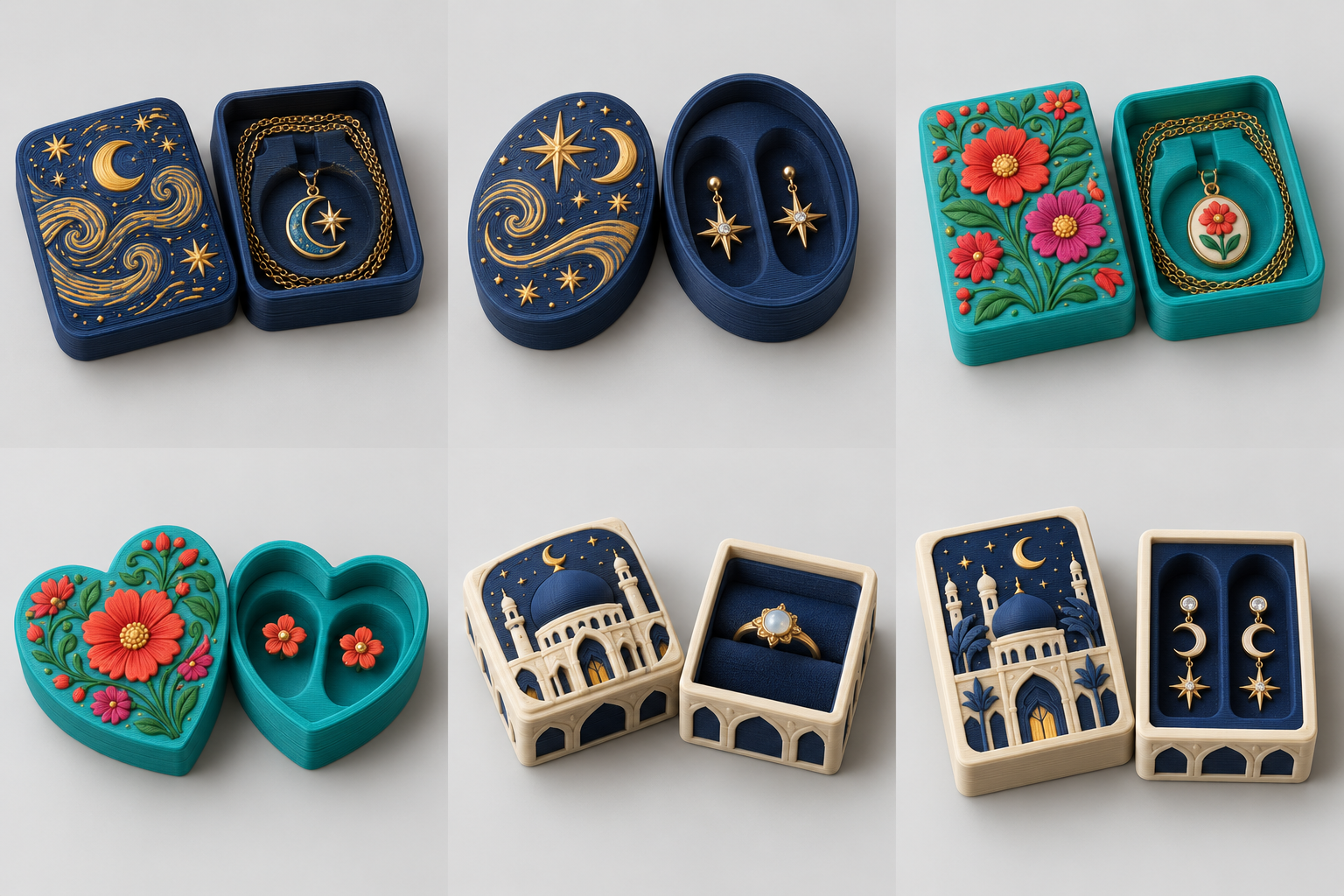 Starry Night Necklace Box concept artwork